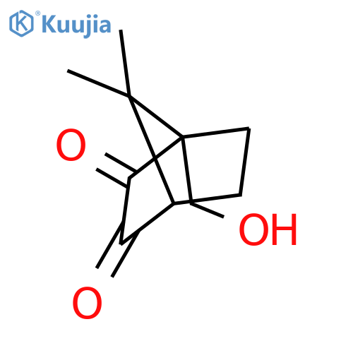 Bicyclo[2.2.1]heptane-2,3-dione, 1-(hydroxymethyl)-7,7-dimethyl- structure