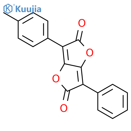 Furo[3,2-b]furan-2,5-dione, 3-(4-methylphenyl)-6-phenyl- structure