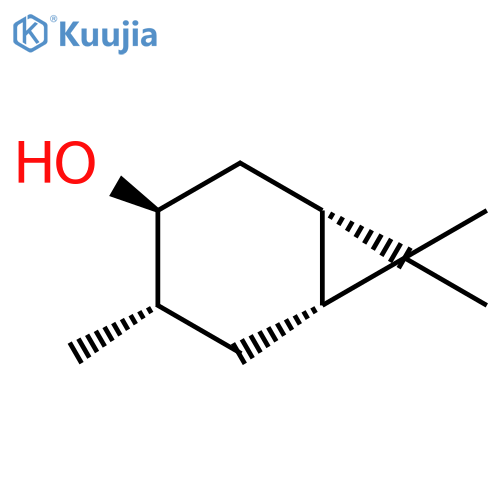 Bicyclo[4.1.0]heptan-3-ol,4,7,7-trimethyl-, (1R,3R,4R,6S)-rel- structure