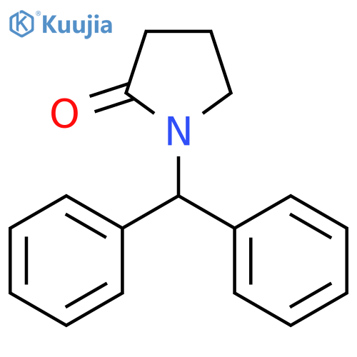 2-Pyrrolidinone, 1-(diphenylmethyl)- structure