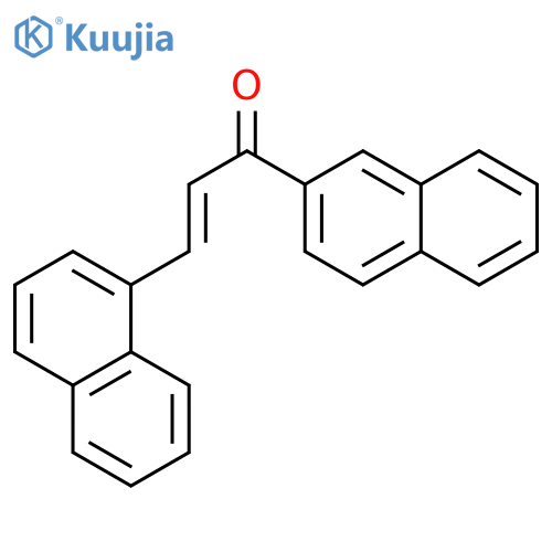 (z)-3-naphthalen-1-yl-1-naphthalen-2-ylprop-2-en-1-one structure