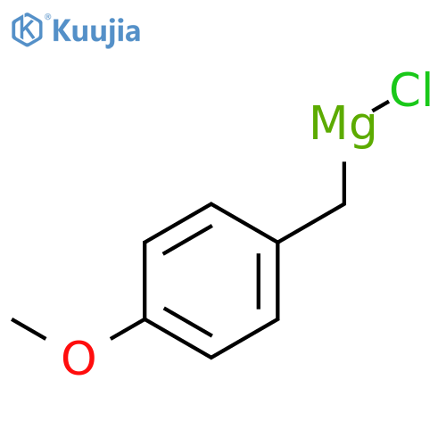 Magnesium,chloro[(4-methoxyphenyl)methyl]- structure