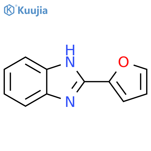 2-(furan-2-yl)-1H-1,3-benzodiazole structure