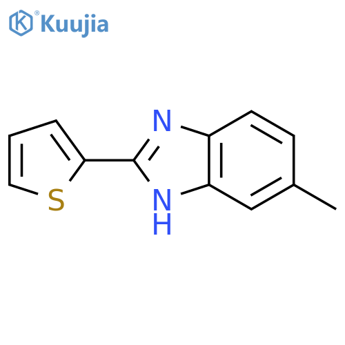 5-Methyl-2-(2-thienyl)benzimidazole structure