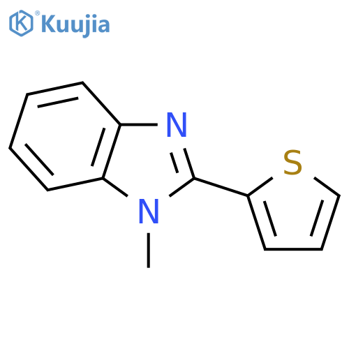 1H-Benzimidazole, 1-methyl-2-(2-thienyl)- structure
