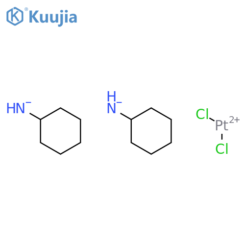 Cyclohexanamine;platinum(2+);dichloride structure