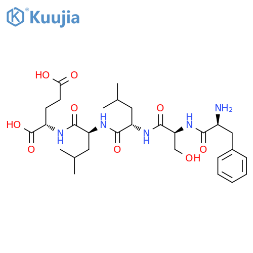 L-Glutamic acid, L-phenylalanyl-L-seryl-L-leucyl-L-leucyl- structure