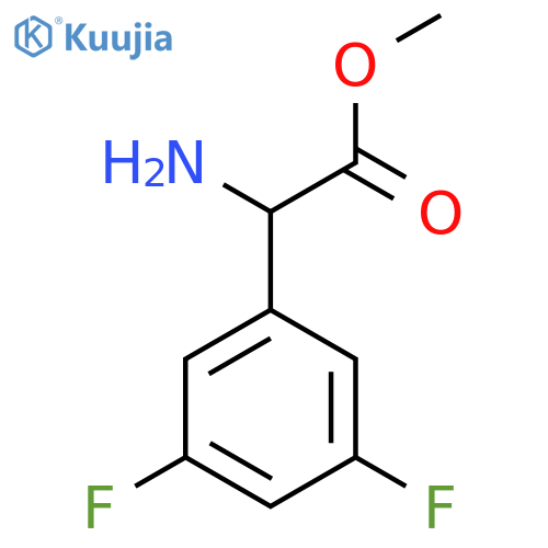 methyl 2-amino-2-(3,5-difluorophenyl)acetate structure