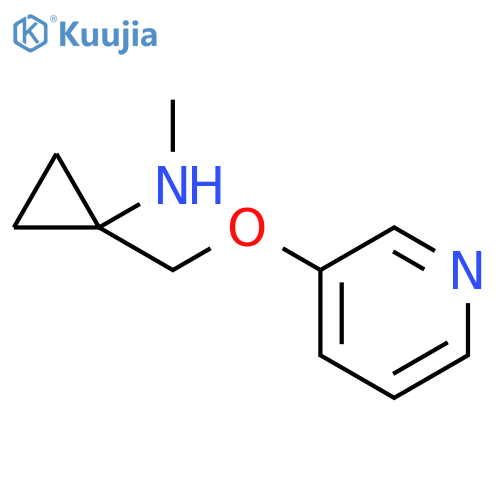 N-Methyl-1-((pyridin-3-yloxy)methyl)cyclopropanamine structure