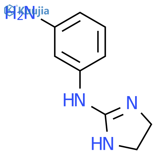 1,3-Benzenediamine, N-(4,5-dihydro-1H-imidazol-2-yl)- (9CI) structure
