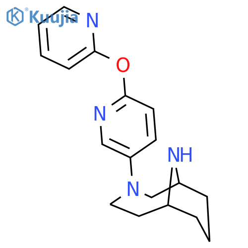 3,10-Diazabicyclo[4.3.1]decane, 3-[6-(2-pyridinyloxy)-3-pyridinyl]- structure