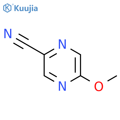 5-methoxypyrazine-2-carbonitrile structure