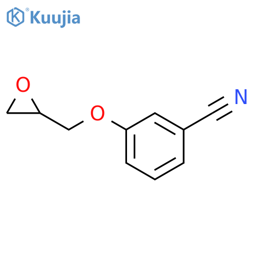 3-(oxiran-2-ylmethoxy)benzonitrile structure
