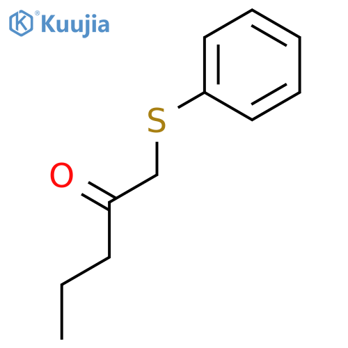 2-Pentanone, 1-(phenylthio)- structure