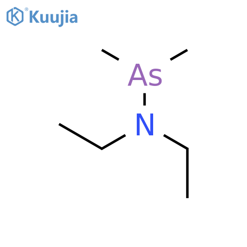 Arsinous amide, N,N-diethyl-As,As-dimethyl- structure