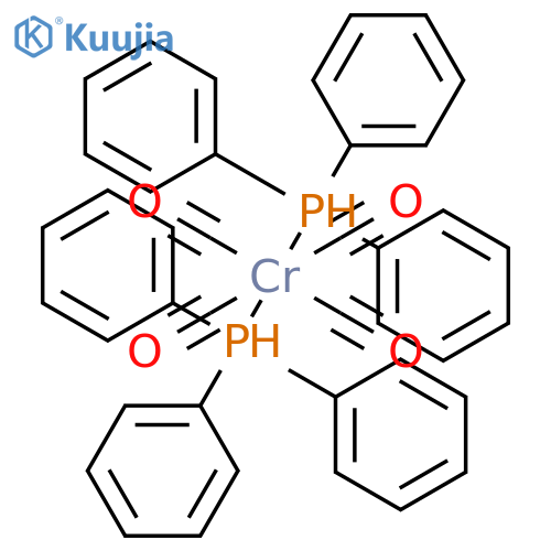 Carbon Monoxide;chromium;triphenylphosphanium structure