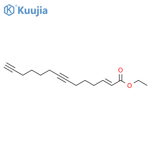 2-Tetradecene-7,13-diynoic acid, ethyl ester, (2E)- structure
