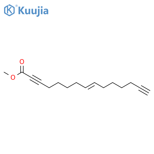 8-Pentadecene-2,14-diynoic acid, methyl ester, (8Z)- structure