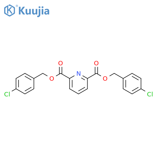 2,6-Pyridinedicarboxylic acid, bis[(4-chlorophenyl)methyl] ester structure