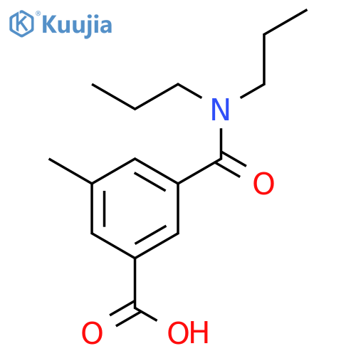 Benzoic acid, 3-[(dipropylamino)carbonyl]-5-methyl- structure