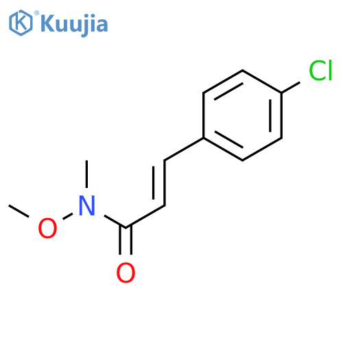 2-Propenamide, 3-(4-chlorophenyl)-N-methoxy-N-methyl- structure