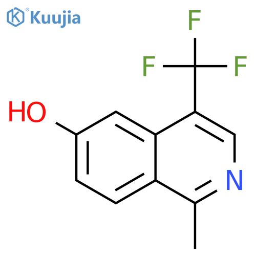 6-Isoquinolinol, 1-methyl-4-(trifluoromethyl)- structure