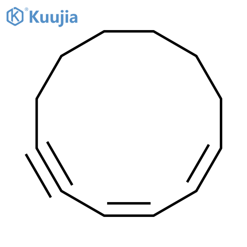 1,3-Cyclododecadien-5-yne, (1E,3Z)- structure