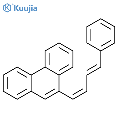 Phenanthrene, 9-[(1Z,3E)-4-phenyl-1,3-butadienyl]- structure