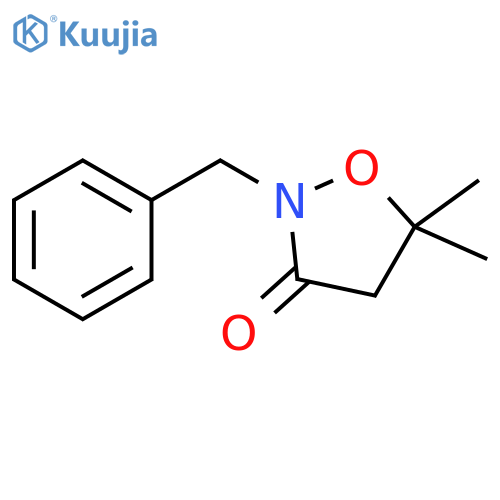 3-Isoxazolidinone, 5,5-dimethyl-2-(phenylmethyl)- structure