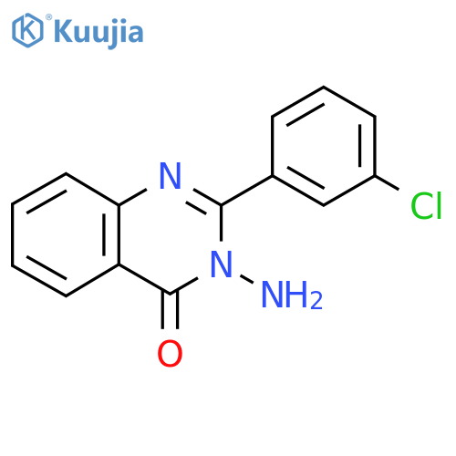 3-Amino-2-(3-chlorophenyl)quinazolin-4(3H)-one structure