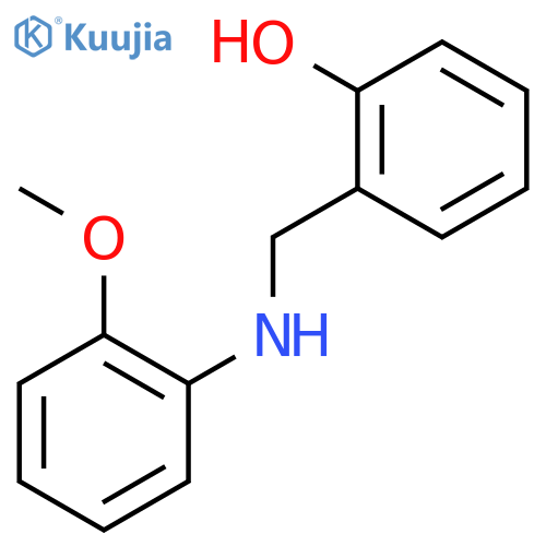 2-{(2-Methoxyphenyl)aminomethyl}phenol Hydrochloride structure