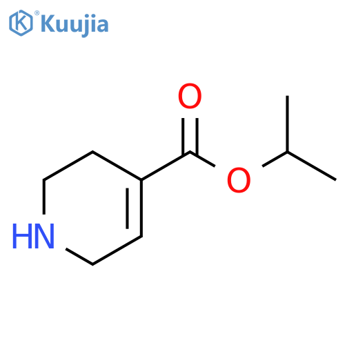 4-Pyridinecarboxylic acid, 1,2,3,6-tetrahydro-, 1-methylethyl ester structure