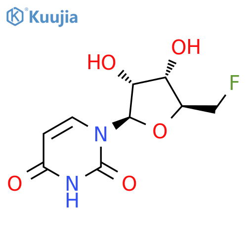 Uridine,5'-deoxy-5'-fluoro- structure