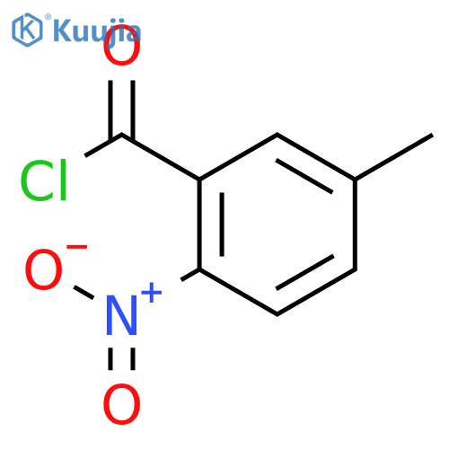 Benzoyl chloride,5-methyl-2-nitro- structure
