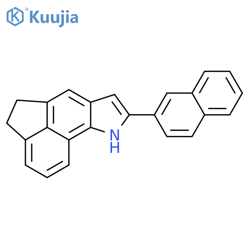 8-(naphthalen-2-yl)-5,9-dihydro-4H-indeno[1,7-fg]indole structure