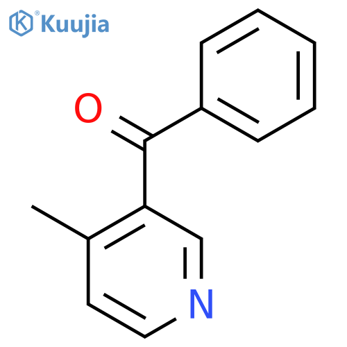 3-Benzoyl-4-methylpyridine structure