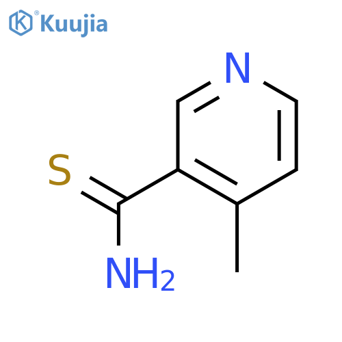 4-Methylpyridine-3-carbothioamide structure