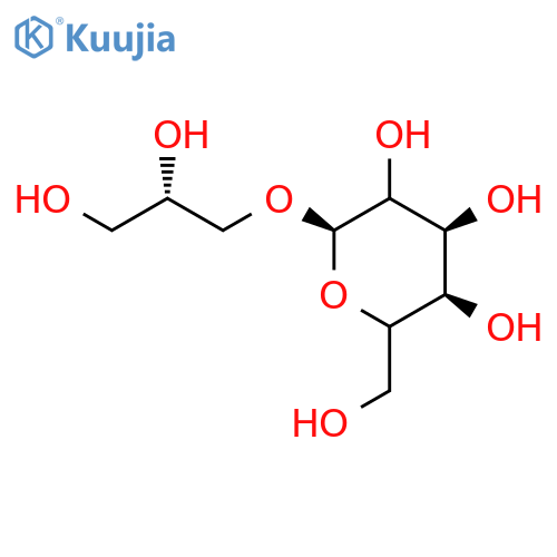 (2S)-Glycerol-O-b-D-galactopyranoside structure