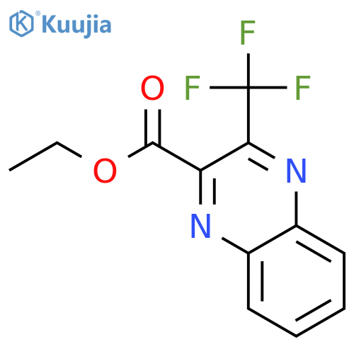 Ethyl 3-(trifluoromethyl)quinoxaline-2-carboxylate structure