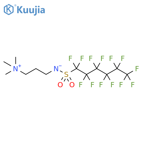 N,N,N-Trimethyl-3-(tridecafluorohexyl)sulfonylamino-1-propanaminium, Inner Salt structure