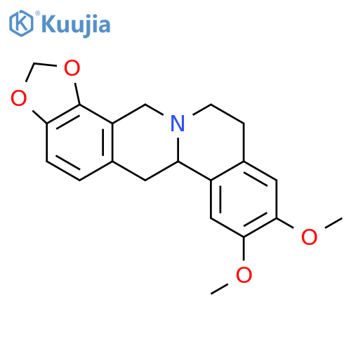 Tetrahydroepiberberine structure