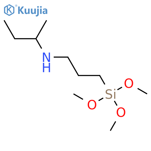 2-Butanamine, N-[3-(trimethoxysilyl)propyl]- structure