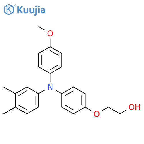 Ethanol, 2-[4-[(3,4-dimethylphenyl)(4-methoxyphenyl)amino]phenoxy]- structure