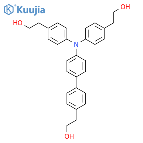 [1,1'-Biphenyl]-4-ethanol, 4'-[bis[4-(2-hydroxyethyl)phenyl]amino]- structure