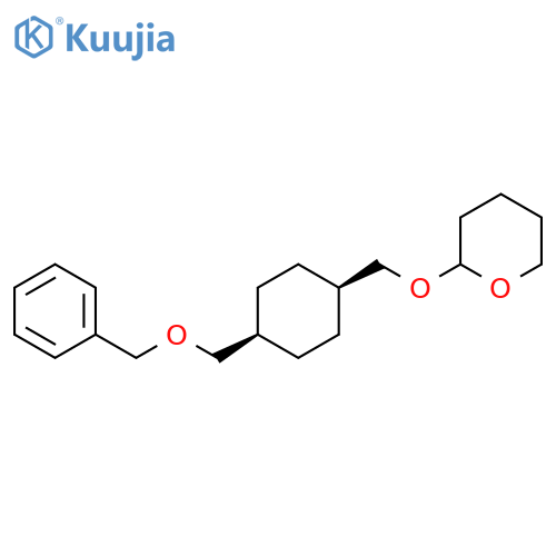 2H-Pyran,tetrahydro-2-[[cis-4-[(phenylmethoxy)methyl]cyclohexyl]methoxy]- structure