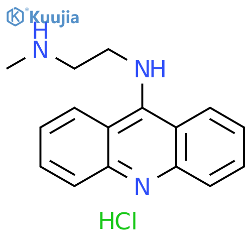 1,2-Ethanediamine, N-9-acridinyl-N'-methyl-, trihydrochloride structure