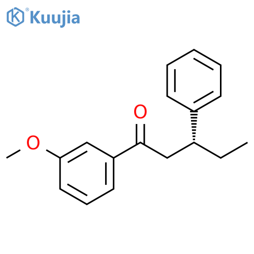 1-Pentanone, 1-(3-methoxyphenyl)-3-phenyl-, (3R)- structure