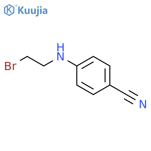 Benzonitrile, 4-[(2-bromoethyl)amino]- structure