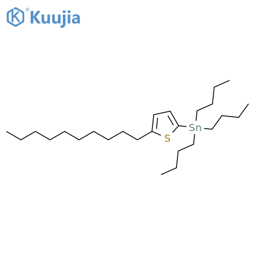 Stannane, tributyl(5-decyl-2-thienyl)- structure