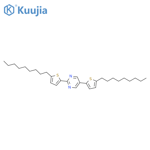 Pyrimidine, 2,5-bis(5-nonyl-2-thienyl)- structure
